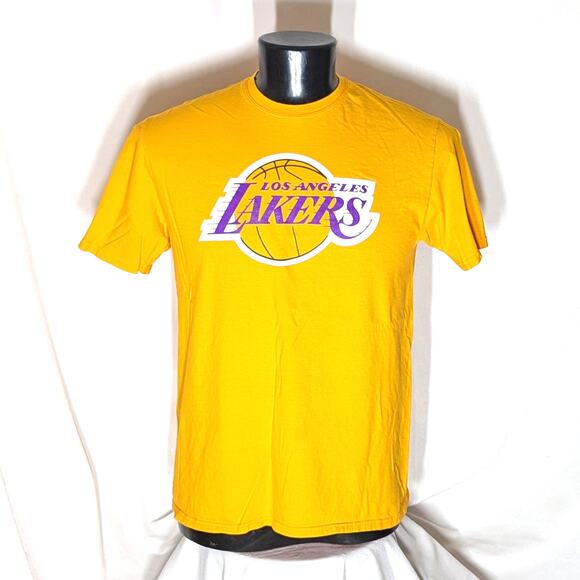 Fanatics Men's LA Lakers 23 James Shirt Yellow Large - Picture 1 of 5